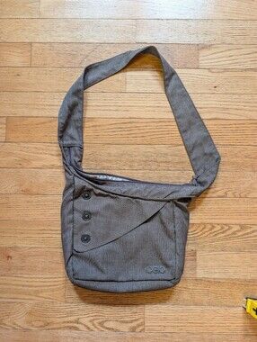 Vintage Y2K 2000s OGIO Grey Crossbody Messenger Bag Tech Wear Retro Chic Vtg